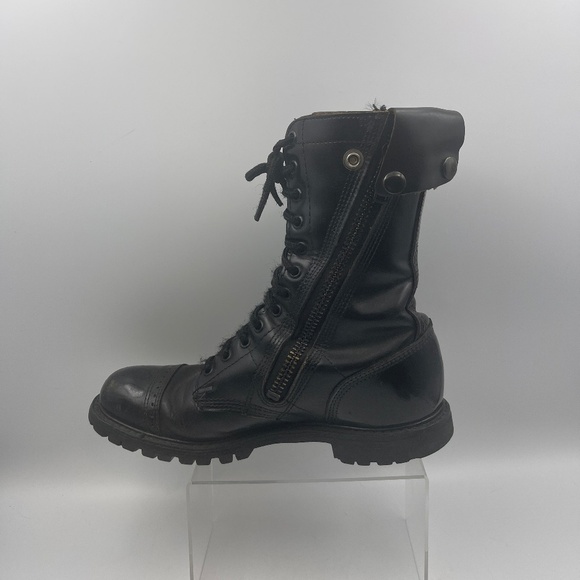 CORCORAN MEN'S 10 INCH SIDE ZIPPER BOOT 985 Black Leather - Picture 3 of 15